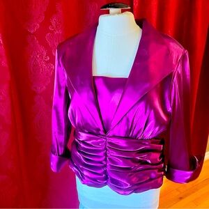 Fuchsia women’s formal blouse.